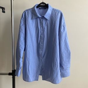 ZARA Vented Oxford Shirt (XL)
